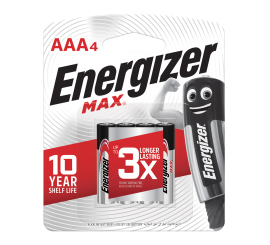 PILE ENERGIZER 1.5V AAA ALKALINE POWER E92BP