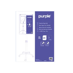 PAPIER FLIPCHART 25 FEUILLES 80GR 88X60 PURPLE