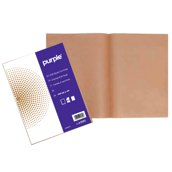 PAQUET 30 CHEMISES KRAFT ESSENTIAL PURPLE