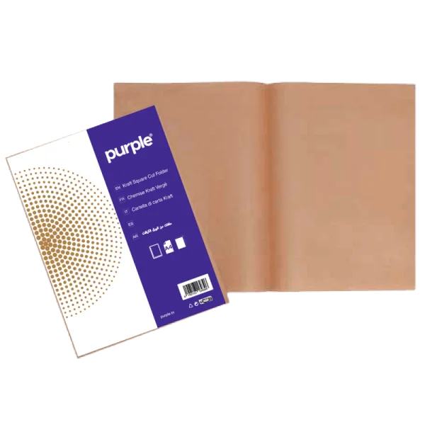PAQUET 30 CHEMISES KRAFT ESSENTIAL PURPLE