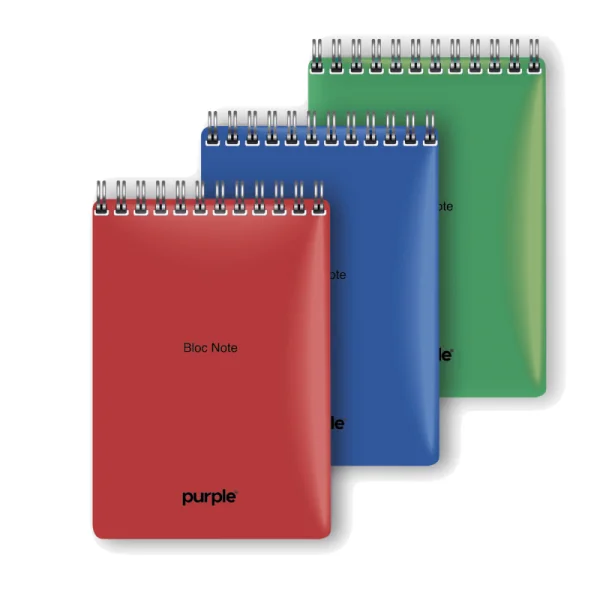 Bloc Note Wiro A4 Wiro Velvet Purple