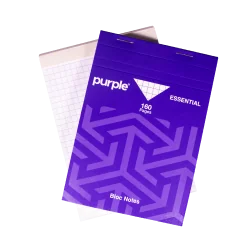 BLOC NOTE A7 160 PAGES PURPLE