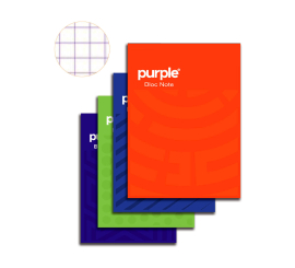 BLOC NOTE A5 100 PAGES PURPLE