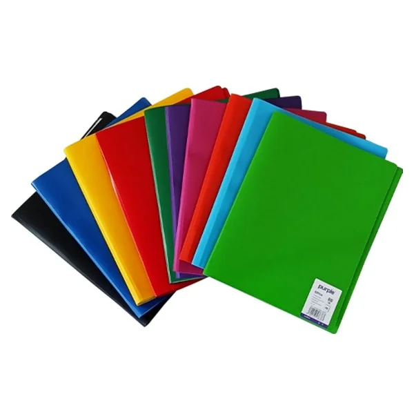 Protège-documents en polypropylène ESSENTIAL 20 vues PURPLE