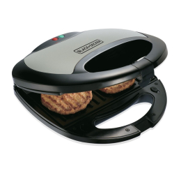 APPAREIL À PANINI ET CROQUE MONSIEUR BLACK&DECKER TS2080-B5 - 750 W - NOIR