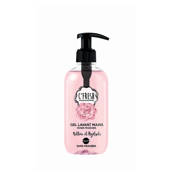 GEL LAVANT MAINS C'FRESH ROSESFRAICHES 350ML