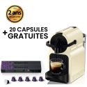 MACHINE À CAFÉ NESPRESSO INISSIA CRÈME D40 1200W MACHINE À CAFÉ NESPRESSO INISSIA NOIR D40 1200W+  + 60 capsules gratuites