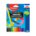 BTE 12 CRAYONS COLORPEPS INFINITY MAPED