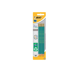 Pack de 4 Crayons GRAPHITES EVOLUTION à Bout Gomme BIC 