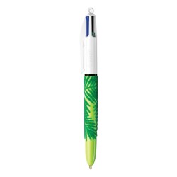 stylo-a-bille-retractable-bic-4-couleurs-velours