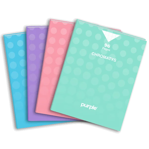 Cahier Piqure Super Chromatys 96 Pages Purple (N°24)