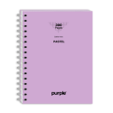 Cahier Wire-O A4 300 Pages Neu Pastel Purple