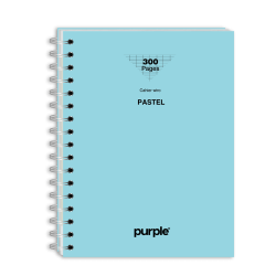 Cahier Wire-O A4 300 Pages Neu Pastel Purple