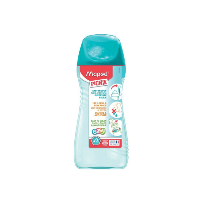 ORIGINE GOURDE 430 ML TURQUOISE MAPED