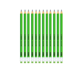 Crayon Noir Swano Neon eraser green STABILO