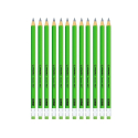 Crayon Noir Swano Neon eraser green STABILO