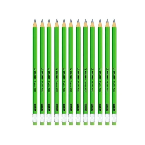 Crayon Noir HB Swano Vert Neon