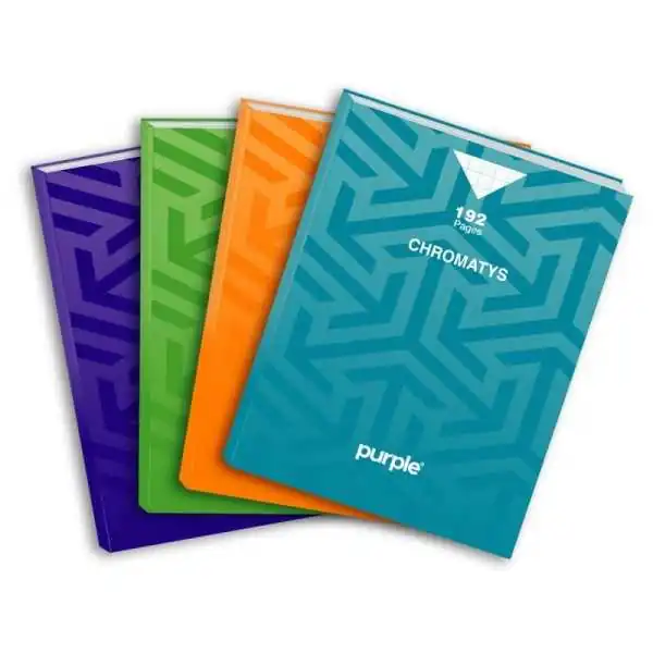 Cahier Piqure Super Chromatys 192 Pages Purple (N°48)