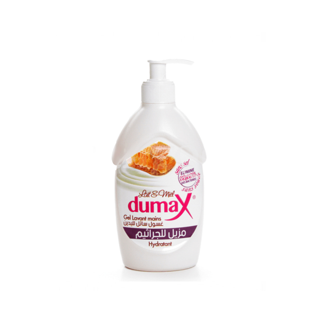 savon-liquide-400ml-lait-et-miel-dumax