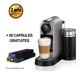 MACHINE A CAFE NESPRESSO CITIZ&MILK MCH SILVER C123 N1 XE Original ®