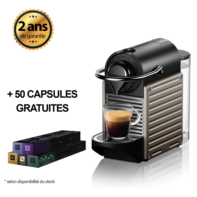 MACHINE A CAFE NESPRESSO PIXIE MCH TIT C61 N1 XE