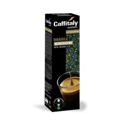 PAQUET DE 10 CAPSULES À CAFÉ CAFFITALY MONORIGINE BRASILE