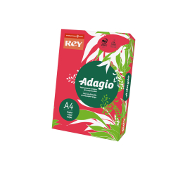 PAPIER COULEUR ADAGIO A4 80 GR ROUGE