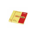 Notes repositionnable Apli 75x75 mm jaune bloc de 100 feuilles