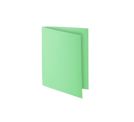 PAQUET DE 100 CHEMISES BRISTOLS PASTELS 160G 24X32 VERT