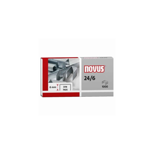 Agrafes Novus 24/6 Paquet de 1000