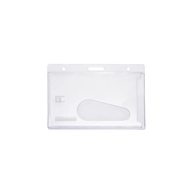 porte badge horizontale plastique 5.7x8.7 cm