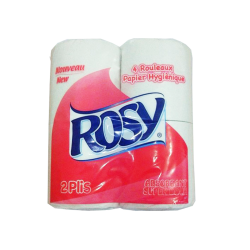 4 Rouleaux de Papier Hygiénique Rosy PM