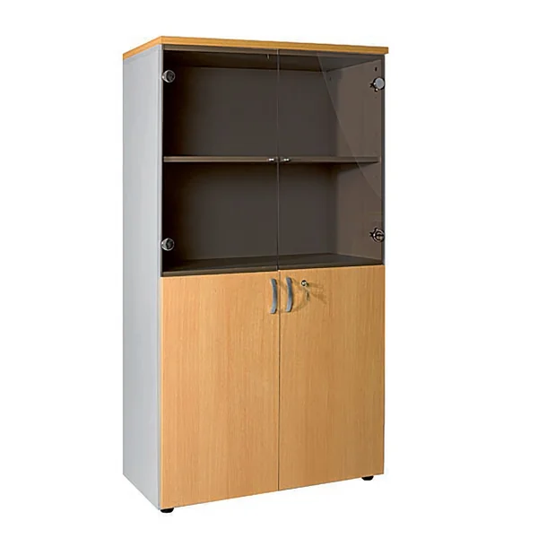 Elément Milano moyen 2 portes bas + 2 portes Vitrées