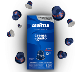 10 CAPSULES LAVAZZA COMPATIBLE NESPRESSO ALUM CREMA GUSTO CLASSICO