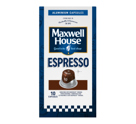 PAQUET DE 10 CASPULES C.NESPRESSO MAXWEL HOUSE ESSPRESSO 10