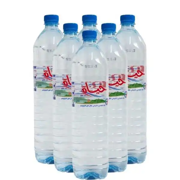 PACK DE 6 BOUTEILLES EAU MINERALE HAYET 1.5L