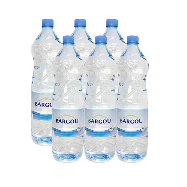 PACK DE 6 BOUTEILLES EAU MINERALE BARGOU 1.5L