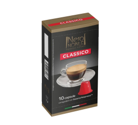 Boite de 10 Capsules Classico NeroNobile (50% arabica 50% robusta)