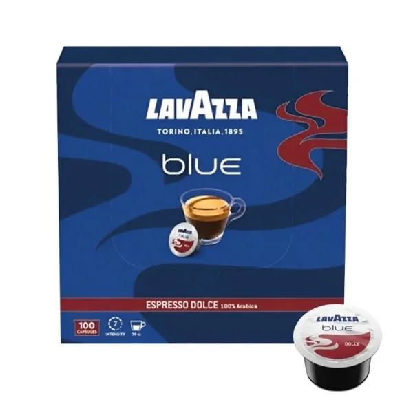 Box de 100 capsules à café Lavazza Blue Caffè Crema