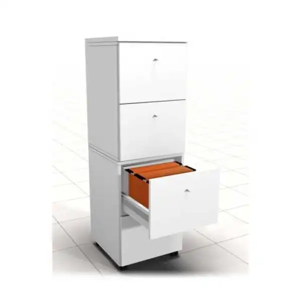 Bloc à 4 tiroirs dossiers suspendus 