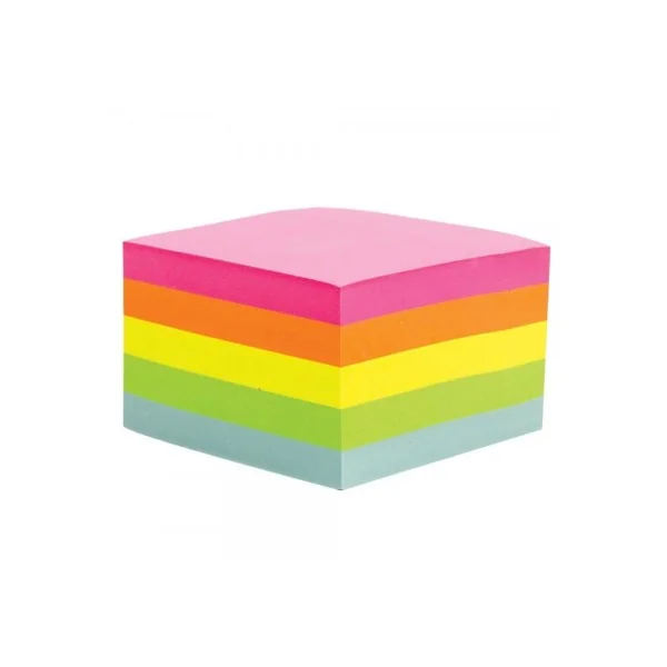 Stick Note Fluo 350 Feuilles 5 Couleurs Assorties
