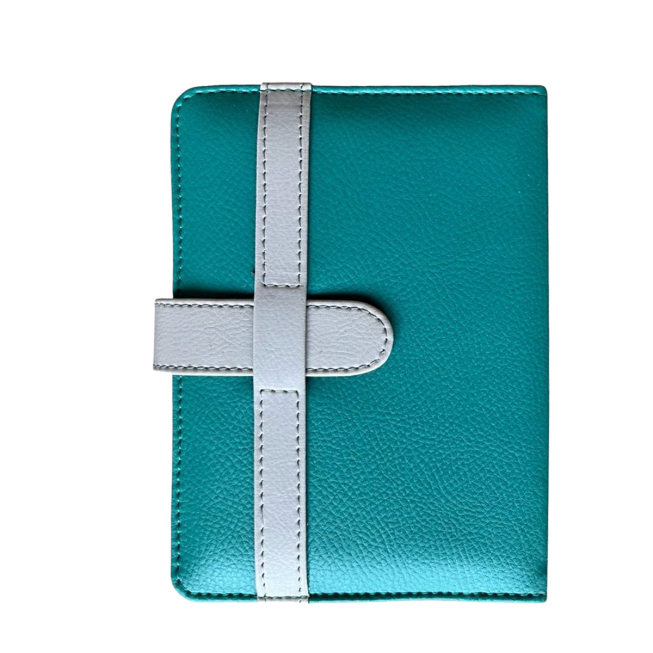 NOTEBOOK SOUS POCHETTE 11/17 TURQUOISE