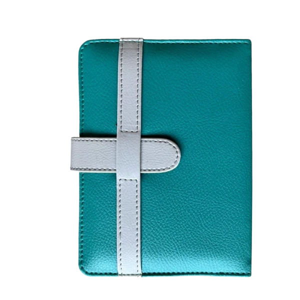 NOTEBOOK SOUS POCHETTE 11/17 TURQUOISE