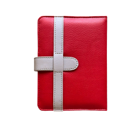 NOTEBOOK SOUS POCHETTE 11/17 ROUGE