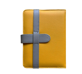 NOTEBOOK SOUS POCHETTE 11/17 MOUTARD