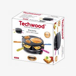 Raclette Grill & Mini-Crêpe Techwood TRA-64