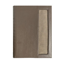 AGENDA SOUS POCHETTE MARRON GLACE 