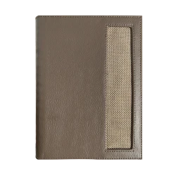 AGENDA SOUS POCHETTE MARRON GLACE 