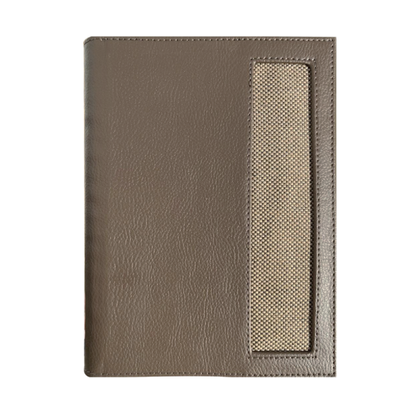 AGENDA SOUS POCHETTE MARRON GLACE