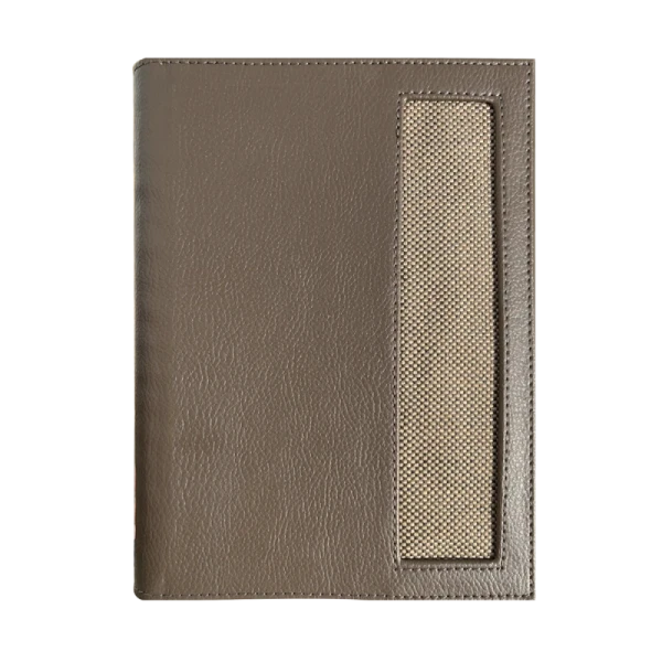 AGENDA SOUS POCHETTE MARRON GLACE